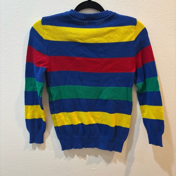 Disney 100 Mickey Mouse Rainbow Striped Sweater (Boys 6/7) - Picture 6 of 10